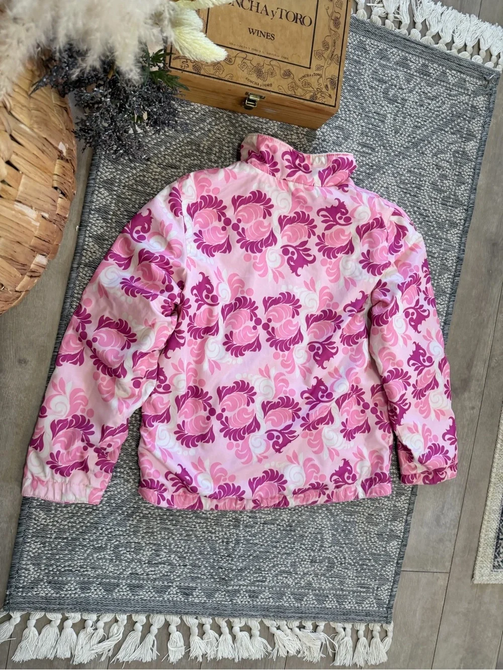 Vintage ZeroXposur Girls Pink Reversible Jacket Size XL